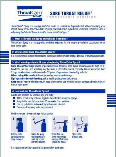 Label (Throatcalm Spray Pro.1hyl   11 2022 Pg 1)